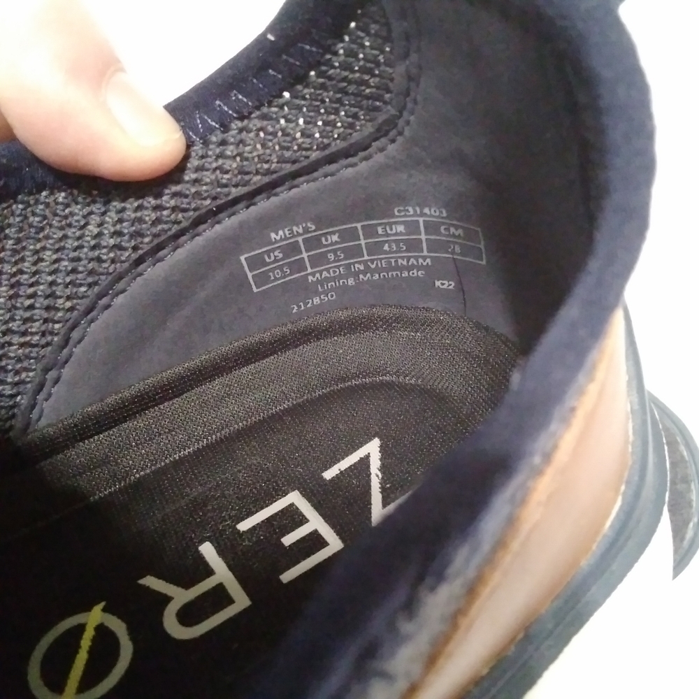 Cole Haan ZeroGrand Blue Stitchlite Comfort Oxford 10.5 - Picture 12 of 12